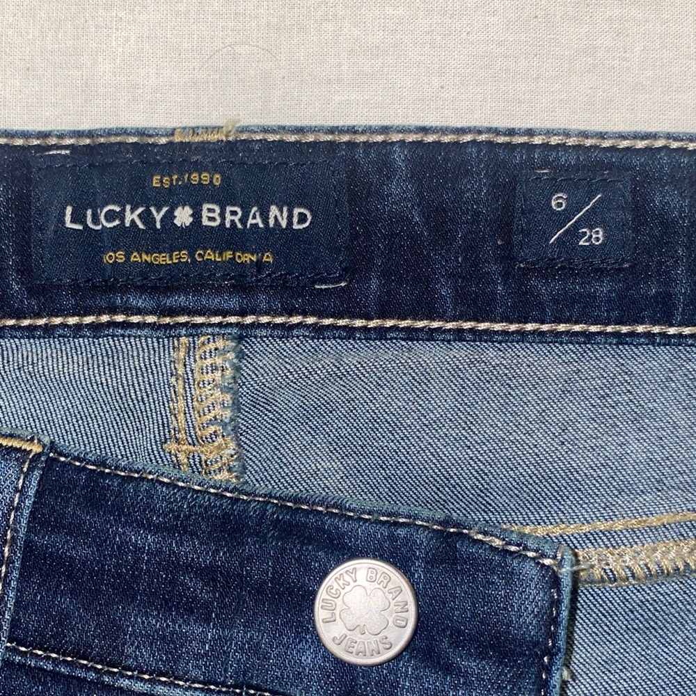 NWT Lucky Brand Ava Skinny Jean - Dark Wash - Picture 8 of 16